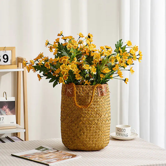 Artisan Rattan Decor Basket