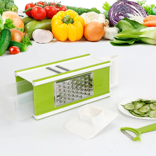 Multifunctional Vegetable Cutter for Slicing and Shredding