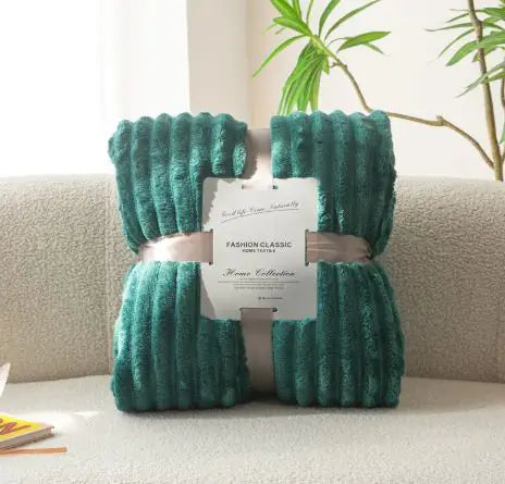 Stylish Solid Stripe Blanket