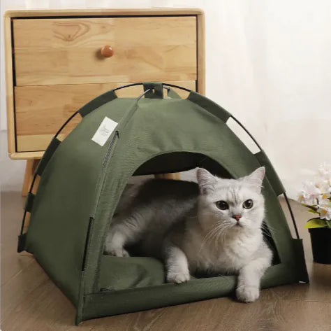 Portable Pet Tent with Cooling Mat