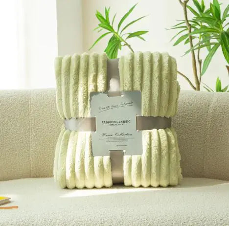 Stylish Solid Stripe Blanket