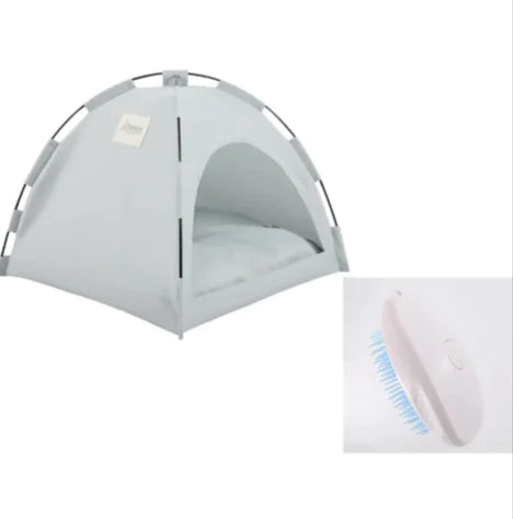 Portable Pet Tent with Cooling Mat