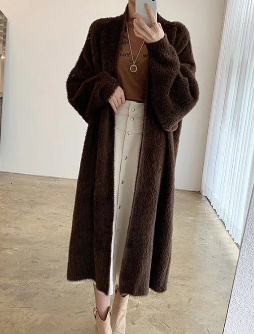 Fur Cardigan Jacket