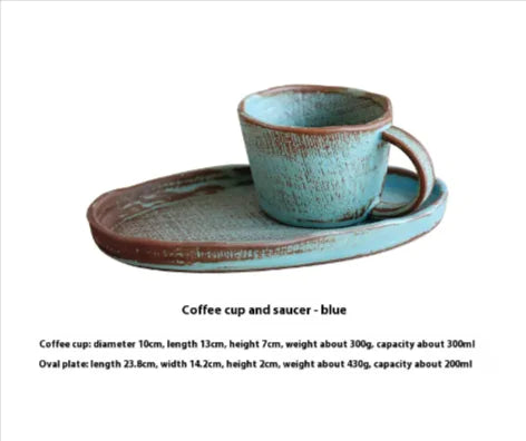 Pottery Clay Coffee Set