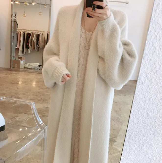 Fur Cardigan Jacket