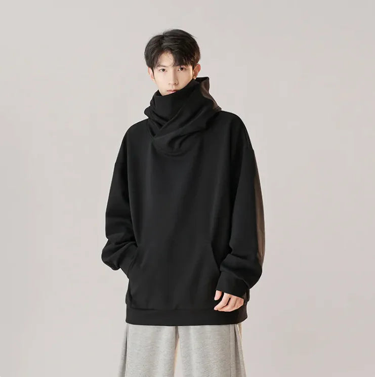 Hooded Turtleneck Sweater