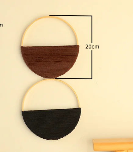 Bohemian Double Circle Wall Shelf
