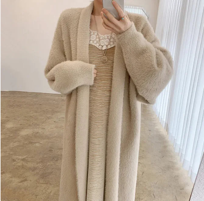 Fur Cardigan Jacket