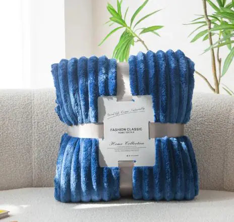 Stylish Solid Stripe Blanket